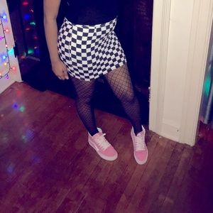 Checkered Skirt
